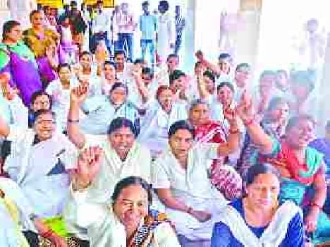 Nurses protest